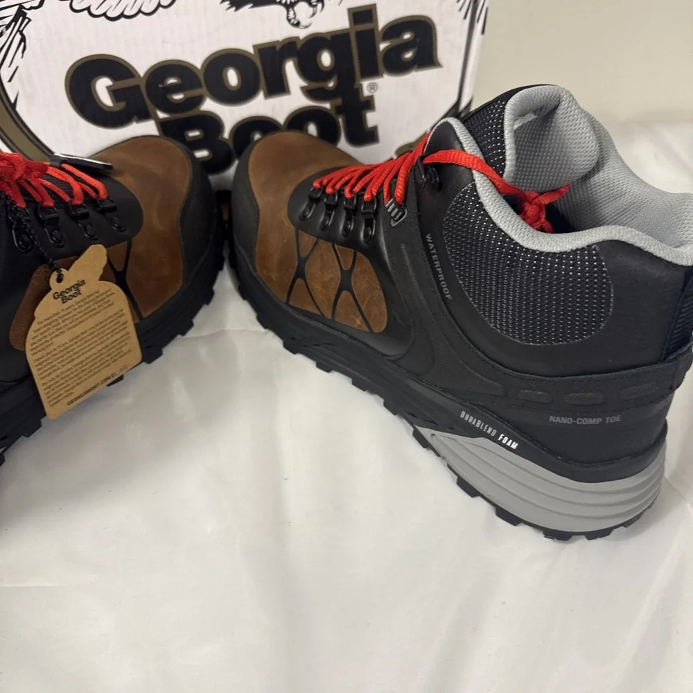 Georgia‎ Boot DuraBlend Sport Composite Toe Waterproof Work Hiker Sz14 Men's